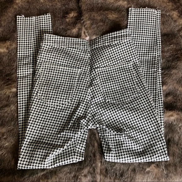 H&M Divided Super Skinny Houndstooth Ankle Jeans - Picture 4 of 4